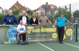 Tennis for free coach and partners