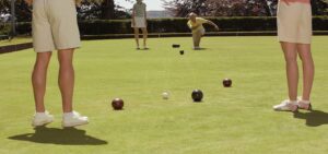 people playing lawn bowls