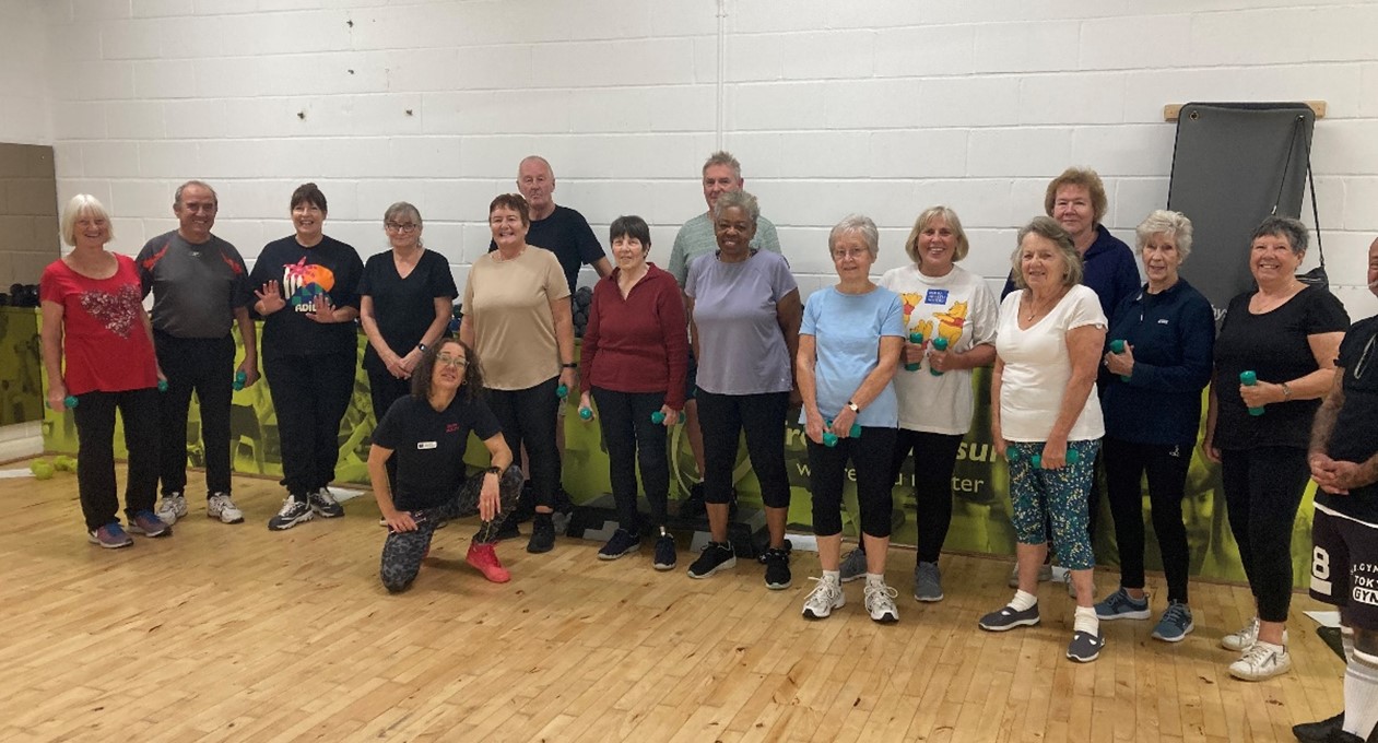 creating a healthier you class participants