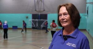 Debbie from Bexhill Belles Walking Netball club